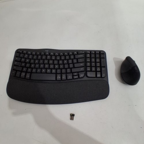 2PC LOGITECH WAVE KEYS KEYBOARD AND LIFT COMBO MOUSE - BLACK (MODEL: 920-013610) image 5
