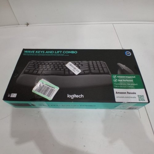 2PC LOGITECH WAVE KEYS KEYBOARD AND LIFT COMBO MOUSE - BLACK (MODEL: 920-013610) image 7