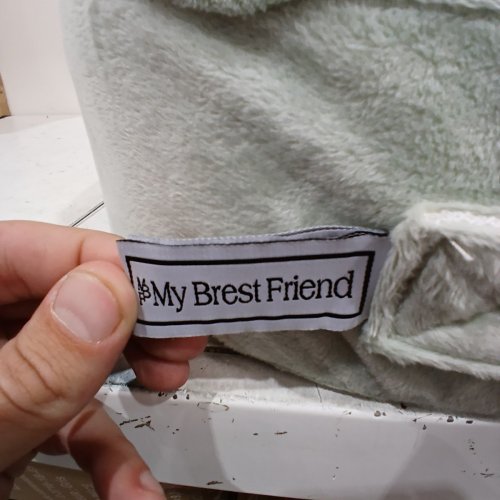 MY BREST FRIEND breast feeding pillow - ORGANIC - SPRING GREEN image 3