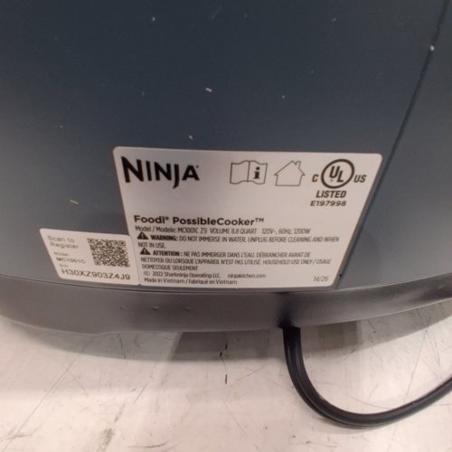 NINJA FOODI POSSIBLECOOKER PRO 8-IN-1 MULTI-COOKER - 8.8QT CAP - SEA SALT GREY (MODEL: MC1001C) image 9