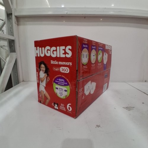 80PK HUGGIES LITTLE MOVERS HUGGFIT 360 - SIZE 6- MICKEY MOUSE (MODEL: 00036000566130) image 2
