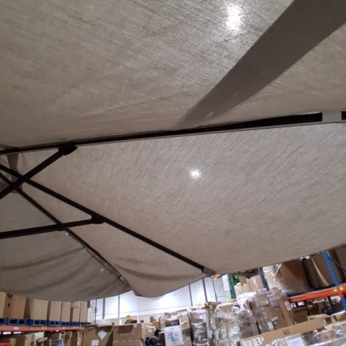 SUNVILLA SQUARE LED CANTILEVER UMBRELLA - 10FT X 13FT -TAN (MODEL: 1807339) image 6