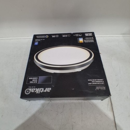 ARTIKA ALTITUDE DIMMABLE CEILING LIGHT MODERN FLUSH MOUNT - 15" - BLACK (MODEL:1754444) image 3