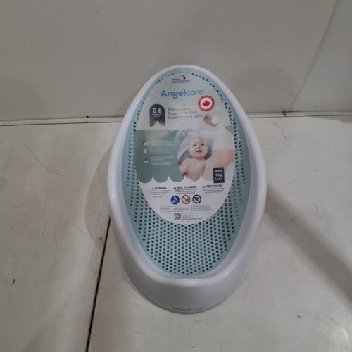 ANGELCARE BABY BATH SUPPORT SEAT - 20LBS MAX - AQUA/WHITE (MODEL: ST-01-AQU-CA/I000546) image 2