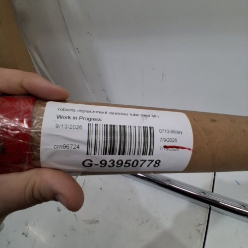 ROBERTS REPLACEMENT STRETCHER TUBE - 36" - CHROME image 2
