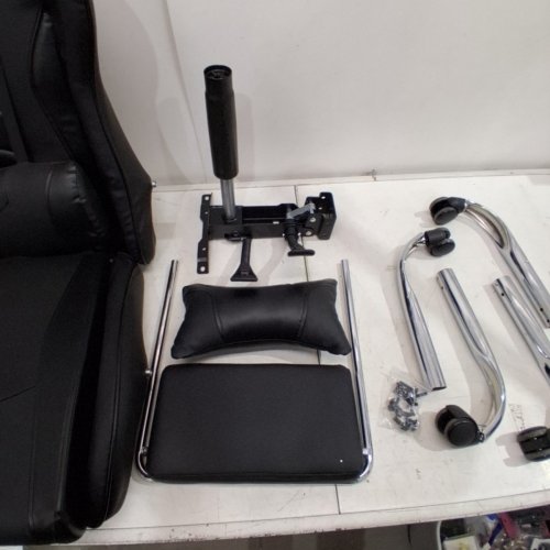 ADJUSTABLE HEAVY-DUTY GAMING / OFFICE CHAIR - 48" X 21" - BLACK image 3