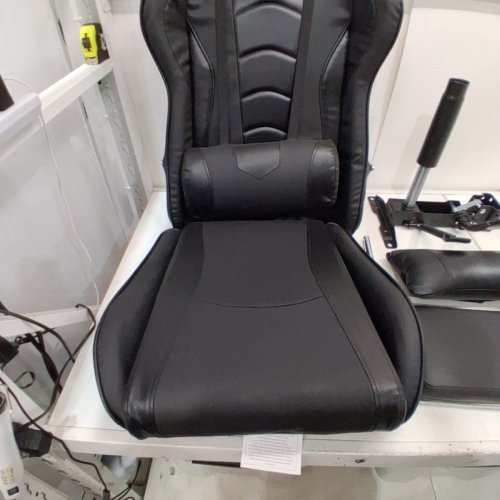 ADJUSTABLE HEAVY-DUTY GAMING / OFFICE CHAIR - 48" X 21" - BLACK image 5