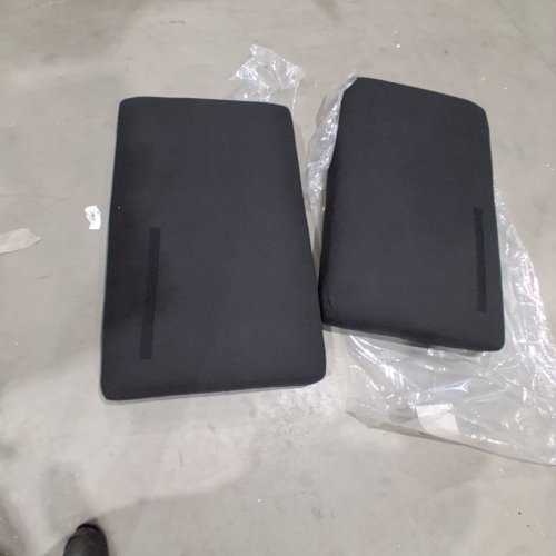 2PC 2PC UPHOLSTERED SOFA CUSHIONS - 43" X 25" X 5" - DARK GREY image 5