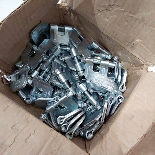 100PK TAYLOR WALRAVEN STAMPED C CLAMP - 1/2" - ZINC PLATED (MODEL: 201Z) image 4