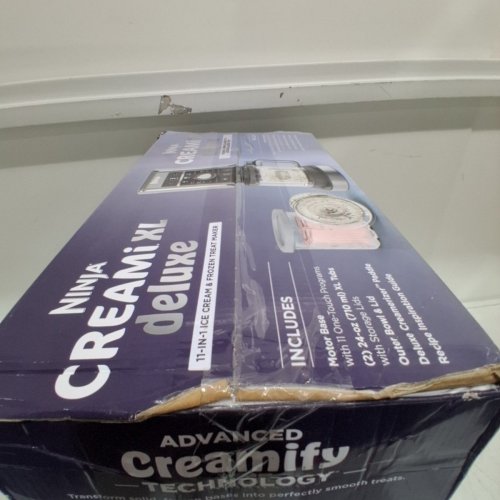 NINJA CREAMI DELUXE 11-IN-1 DIGITAL FROZEN TREAT MAKER - MAKES 24OZ PINTS - SILVER (MODEL: NC501C) image 3