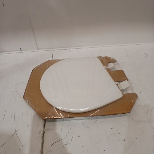 BEMIS ROUND MARINE AND RV ENAMELED WOOD TOILET SEAT - WHITE (MODEL: MODEL #TC50TTA000) image 2