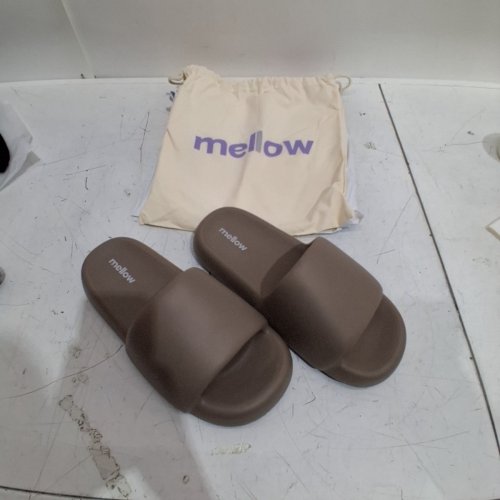 UNISEX MELLOW SOFT CLOUD SLIDES / SLIPPERS - MEN'S : 8-9 / WOMEN'S : 9-10 - BROWN (MODEL : ML05) image 3