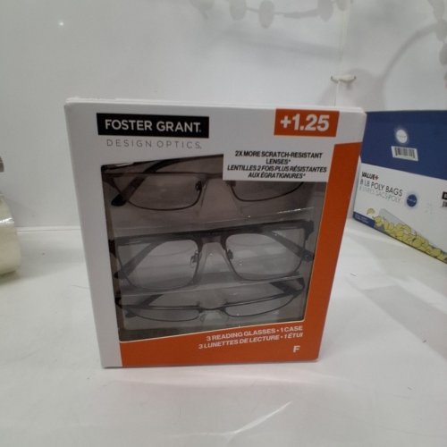 3PK FOSTER GRANT READING GLASSES - +1.25 (MODEL: 6971125) image 2