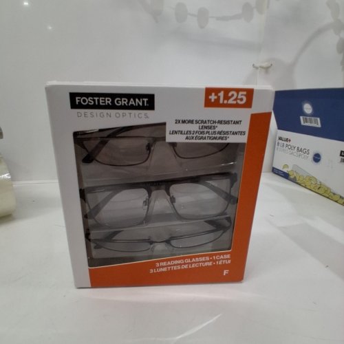 3PK FOSTER GRANT READING GLASSES - +1.25 (MODEL: 6971125) image 3