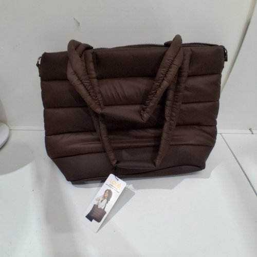 LOLE QUILTED PUFFER TOTE BAG - FITS 16" LAPTOPS - BROWN (MODEL: 2823771) image 2