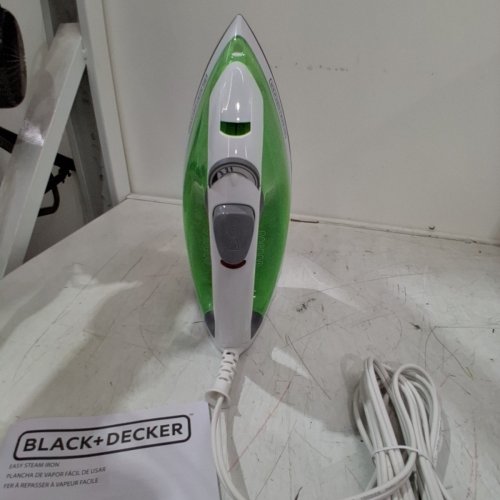 BLACK & DECKER EASY STEAM COMPACT IRON - LIME GREEN (MODEL: IR02V) image 4