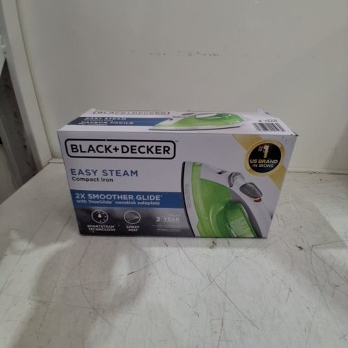 BLACK & DECKER EASY STEAM COMPACT IRON - LIME GREEN (MODEL: IR02V) image 5