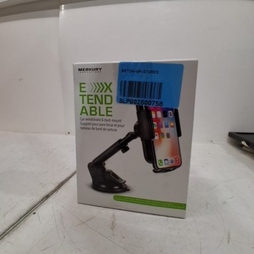 MERKURY INNOVATIONS EXTENDABLE PHONE DASHBOARD MOUNT - EXTENDS TO 3.5" - BLACK image 4