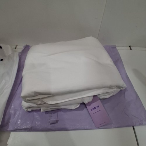 MELLOW MELLOWSOFT DUVET SET - QUEEN - WHITE image 2