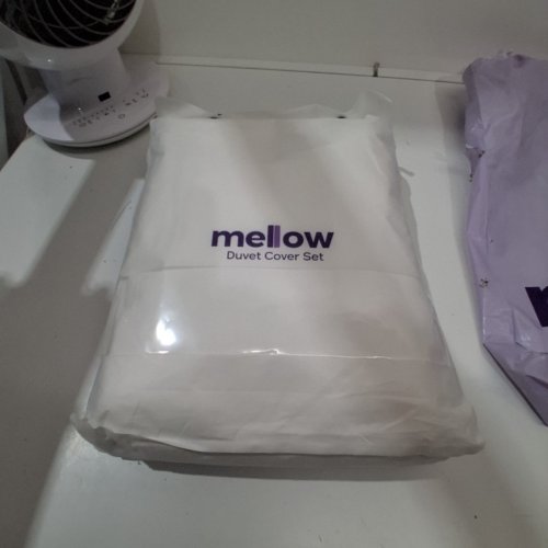 MELLOW MELLOWSOFT DUVET SET - QUEEN - WHITE image 4