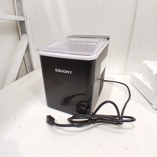EUHOMY SELF-CLEANING BULLET COUNTERTOP PORTABLE ICE MAKER WITH ICE SCOOP - MAKES 27LB PER DAY - BLACK (MODEL: IM021-BBL-CAEH) image 3