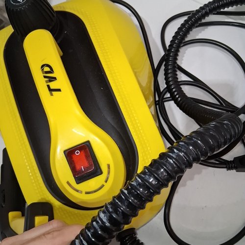 TVD MULTI-PURPOSE PROFESSIONAL HOUSEHOLD HIGH PRESSURE AND TEMPERATURE STEAM CLEANER WITH ACCESSORIES - 110V-120V - 320°F MAX - 52OZ MAX - YELLOW/BLACK (MODEL: SW608-A) image 5