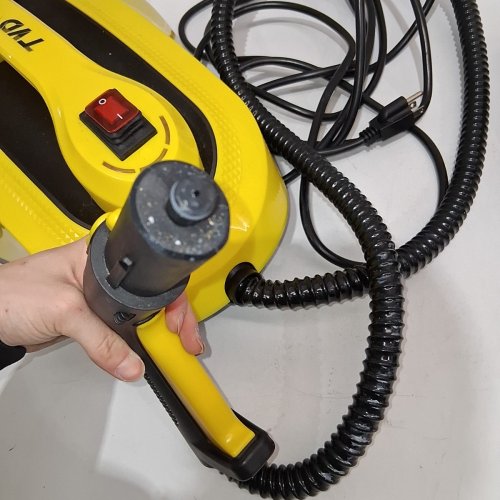 TVD MULTI-PURPOSE PROFESSIONAL HOUSEHOLD HIGH PRESSURE AND TEMPERATURE STEAM CLEANER WITH ACCESSORIES - 110V-120V - 320°F MAX - 52OZ MAX - YELLOW/BLACK (MODEL: SW608-A) image 6