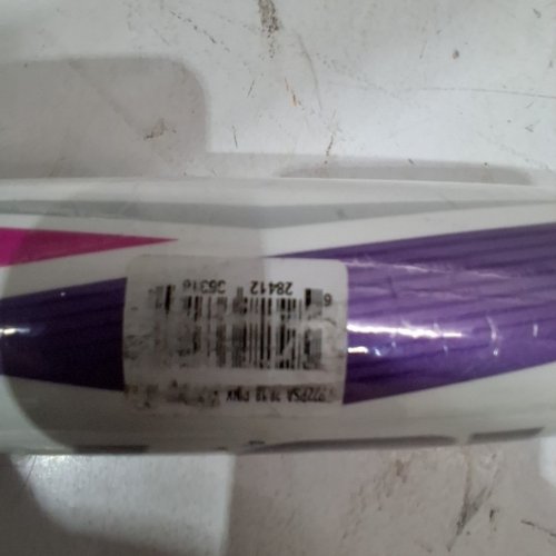 EASTON FASTPITCH SOFTBALL BAT - 28" - WHITE, PURPLE AND PINK image 3