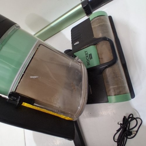 SHARK ROCKET CORDLESS PET PLUS 2-IN-1 LIGHTWEIGHT BAGLESS RECHARGEABLE HANDHELD & STICK VACUUM CLEANER WITH ATTACHMENT ACCESSORIES - GREEN/BLACK (MODEL: IZ140C) image 4