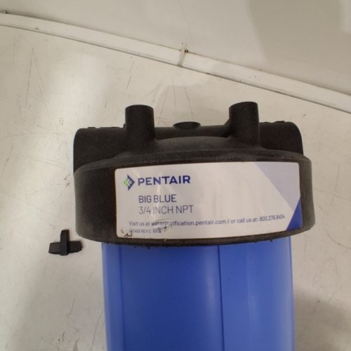 PENTAIR PENTEK BIG BLUE HEAVY DUTY WHOLE HOUSE WATER FILTER - 3/4" image 3