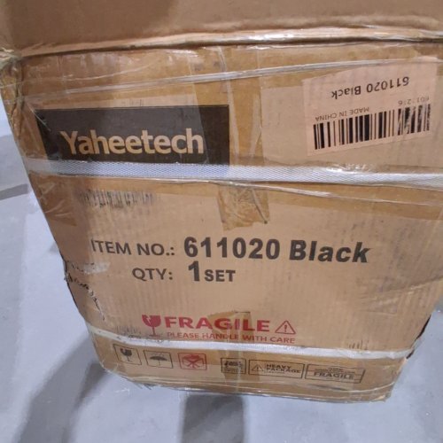 2PK YAHEETECH FREE WEIGHT DUMBBELL SET - 16.5LBS (7.5KG) EACH - BLACK (MODEL: 611020) image 2
