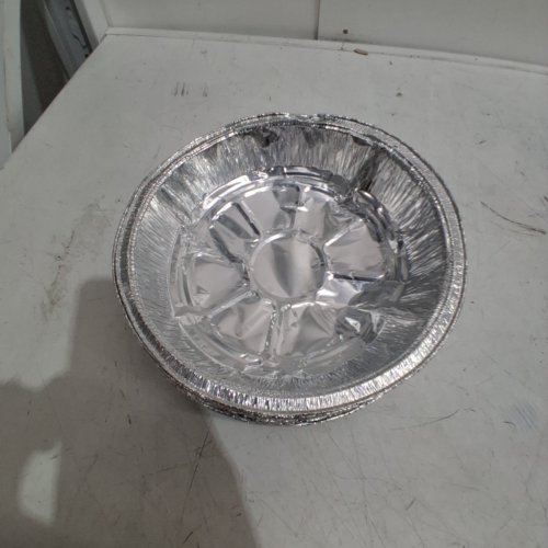 50PK DISPOSABLE ALUMINUM ROUND PIE PANS - 9" - SILVER image 2