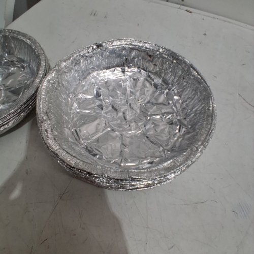 50PK DISPOSABLE ALUMINUM ROUND PIE PANS - 9" - SILVER image 3