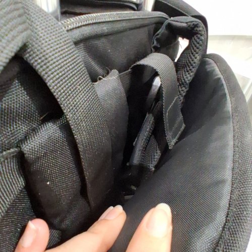NEEWER CONVERTIBLE WATREPROOF ROLLING CAMERA TROLLEY BAG/BACKPACK WITH TELESCOPIC HANDLE - BLACK/RED image 7