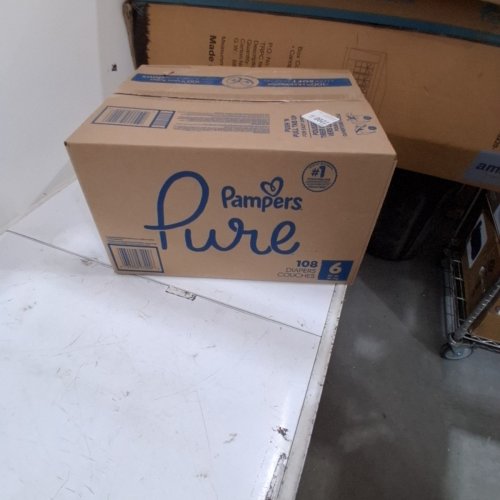 108PK PAMPERS PURE 100% LEAKPROOF - SIZE 6 - 35LB-108LB image 3