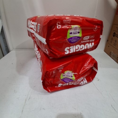 84PK HUGGIES LITTLE MOVERS DIAPERS HUGGFIT WITH 360° WAISTBAND - SIZE 3 - MICKEY MOUSE image 3