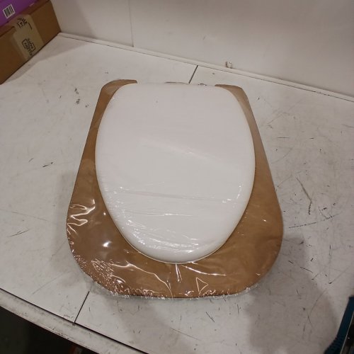 BEMIS MAYFAIR CUSHIONED VINYL TOILET SEAT - 17" - WHITE (MODEL: 1815CP) image 2