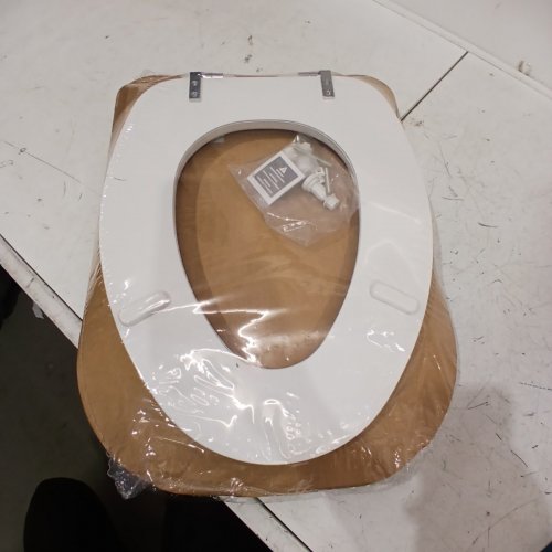 BEMIS MAYFAIR CUSHIONED VINYL TOILET SEAT - 17" - WHITE (MODEL: 1815CP) image 3