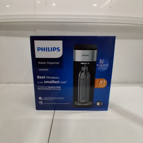 PHILIPS WATER DISPENSER 5-STAGE DEEP FILTRATION EFFECTIVELY REDUCES CHLORINE, ODOR, PARTICULATES - 2.2L - BLACK/SILVER (MODEL: ADD5930)) image 5