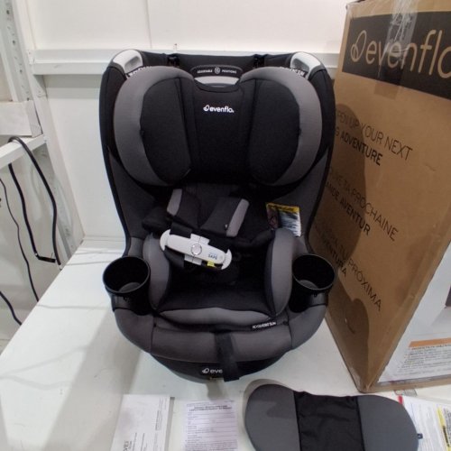 KID'S EVENFLO REVOLVE360 SLIM 2-IN-1 ROTATIONAL CAR SEAT WITH SENSORSAFE - OBSIDIAN/BLACK (MODEL: CS260112450C) image 3