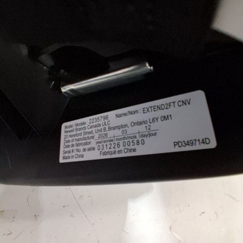 GRACO EXTEND2FIT CONVERTIBLE CAR SEAT - 4-65LB CAPACITY - ASHTEN GREY (MODEL : 2235796) image 2