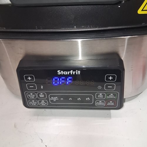 STARFRIT 7-IN-1 INDOOR AIR FRYER F\GRILL - BLACK/SILVER (MODEL: 024616-001-0000) image 2