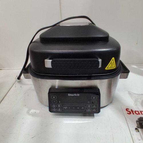 STARFRIT 7-IN-1 INDOOR AIR FRYER F\GRILL - BLACK/SILVER (MODEL: 024616-001-0000) image 3