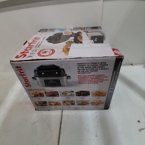 STARFRIT 7-IN-1 INDOOR AIR FRYER F\GRILL - BLACK/SILVER (MODEL: 024616-001-0000) image 7