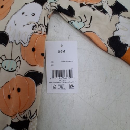 KIDS GEORGE HALLOWEEN PRINT SHIRT - 0-3M - MULTICOLOR (STYLE: GRF60400IB-HW) image 2