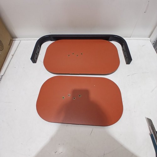 SIDE TABLE FOR COUCH - ORANGE/BLACK image 2