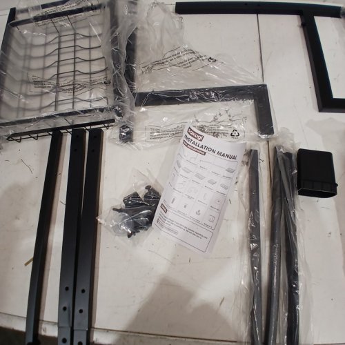 SAKUGI ADJUSTABLE 3-TIER OVER THE SINK DISH DRYING RACK - 11.8" X 30.3" X 31.5" TO 39.4" - BLACK - image 3