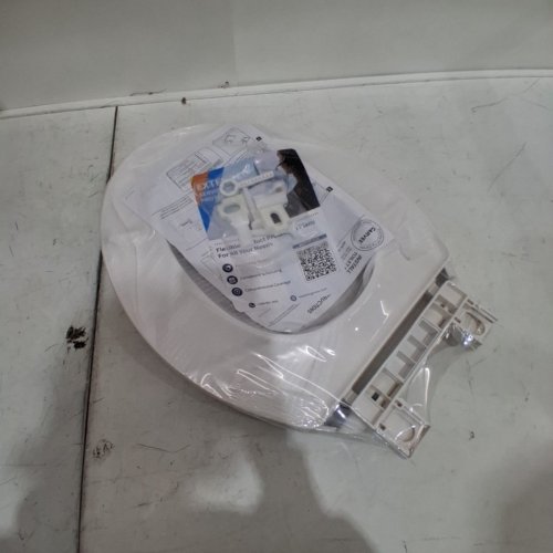 GARVEE ELONGATED SOFT CLOSE EASY CLEAN PLASTIC TOILET SEAT - 19" - WHITE - (MODEL: PHO_11GXK800) image 3