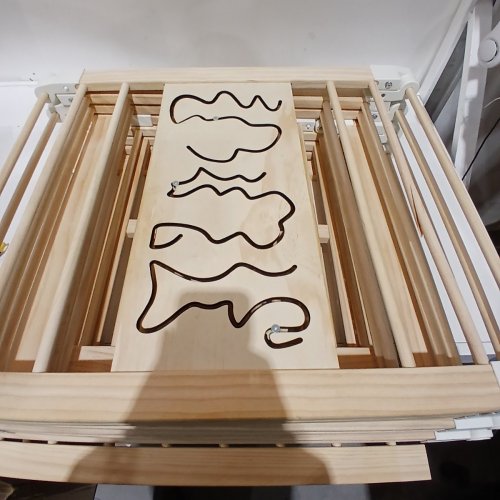 BLEKOO PORTABLE WOODEN BABY PLAYPEN WITH GATE FOLDABLE 10-SIDED ACTIVITY CENTER - 56" X 83" X 24" - BEIGE image 3
