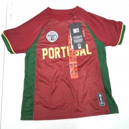 YOUTH FIFA LICENSE PORTUGAL JERSEY - MEDIUM (7/8) - RED (STYLE: 1968514) image 3